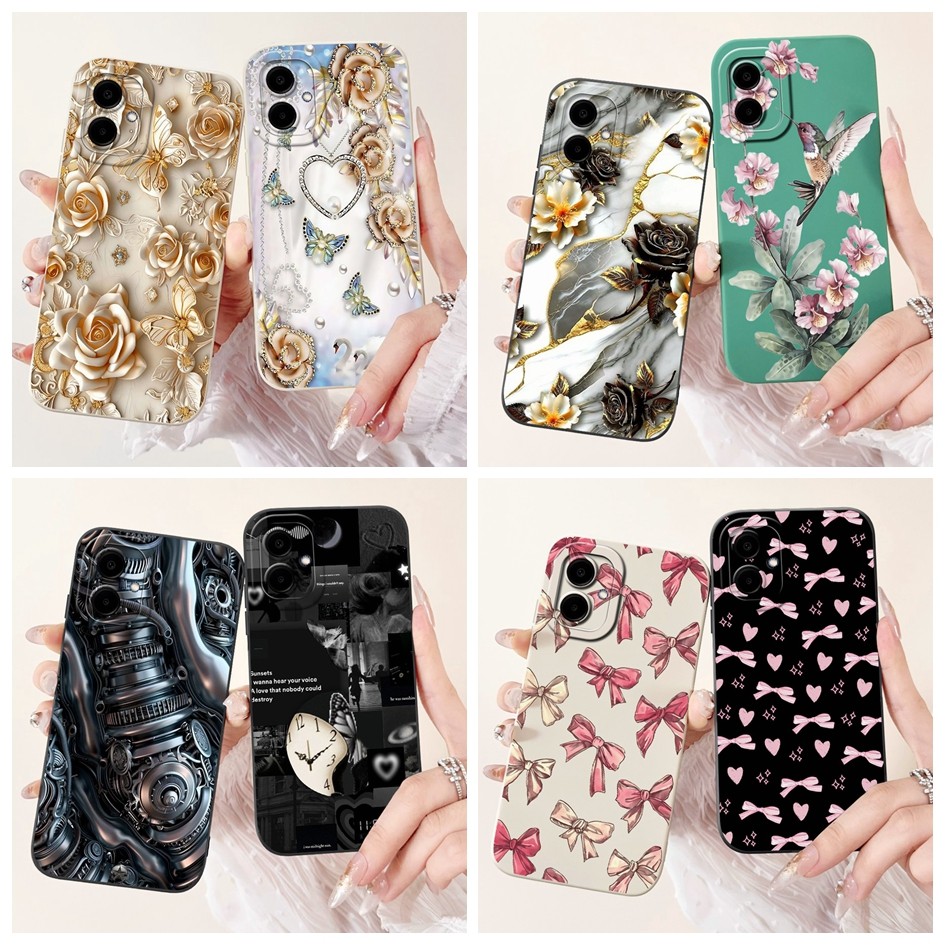 Dành Cho Samsung A06 Ốp Lưng A065F SM-A065F Bảo Vệ Silicon Mềm Ốp Lưng Cho Samsung A06 A 06 GalaxyA0