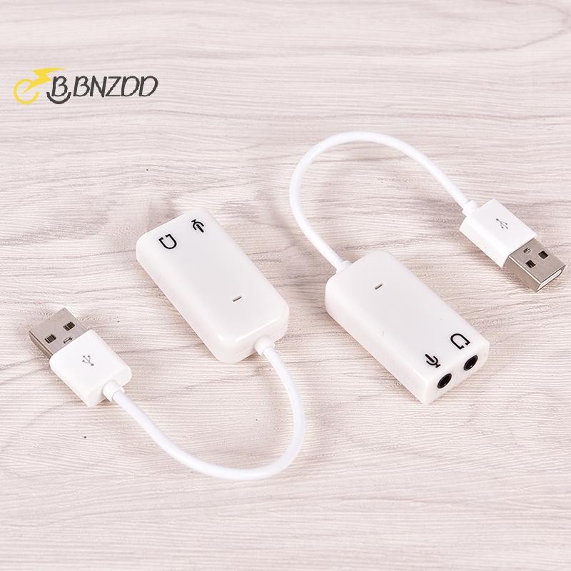Bộ chuyển đổi âm thanh USB sang Mic âm thanh & micrô Mini 3,5 mm cho máy tính xách tay Skype PC BVAH