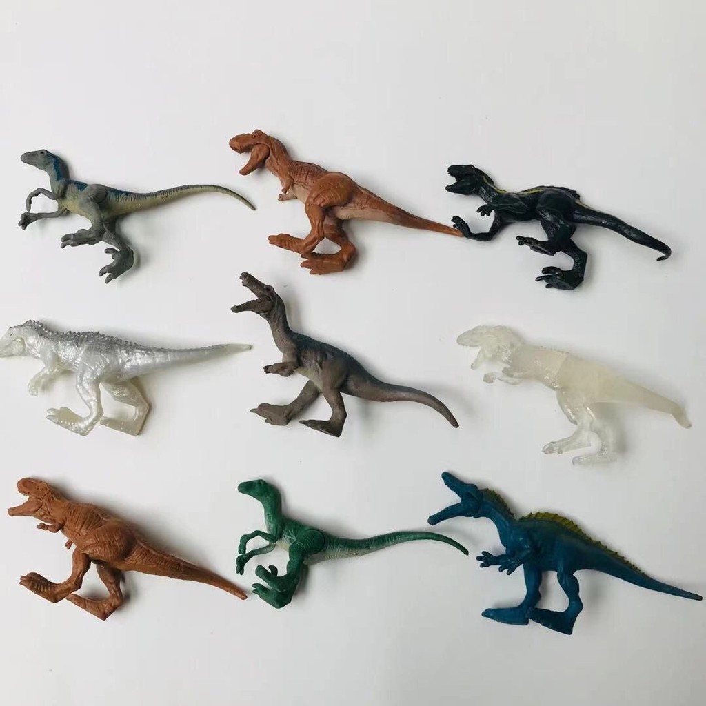 Số lượng lớn Thế giới kỷ Jura Mô hình khủng long Tyrannosaurus Rex Styx Velociraptor Cậu bé Quà tặng
