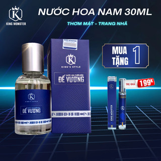 Nước hoa nam King Monster lưu hương 12h chai 10ml