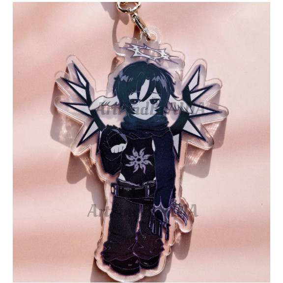 Two Time,azure Forsaken Keychain,Acrylic Keychain,Azuretime