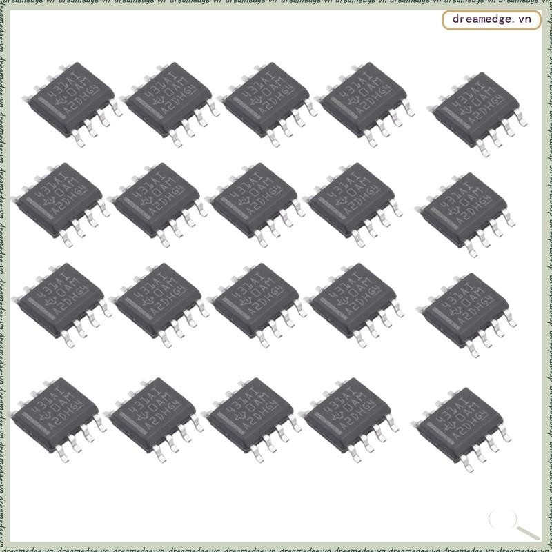 [dreamedge] 20 CHIẾC TL431AIDR 431AI SOP8 Chip Có Thể Điều Chỉnh Điện Áp Shunt