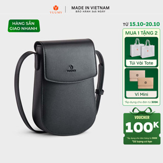 Túi Yuumy (Thời trang nữ mini dáng đứng nắp gập thanh lịch - Túi đeo chéo da Seasand YN258)