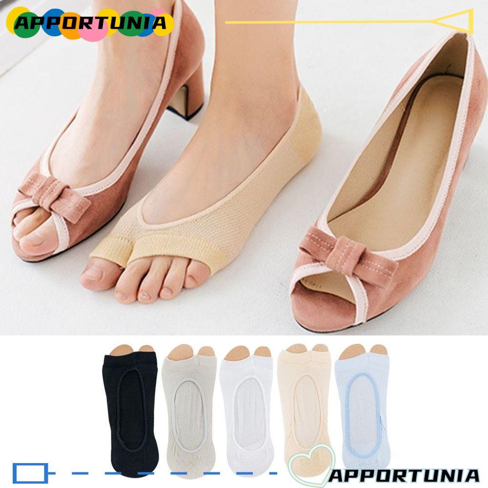 Tất miệng cá APPORTUNIA, Tất mỏng Cotton, Tất xẻ ngón chân thoáng khí chất lượng cao EUR 35-40 hai n