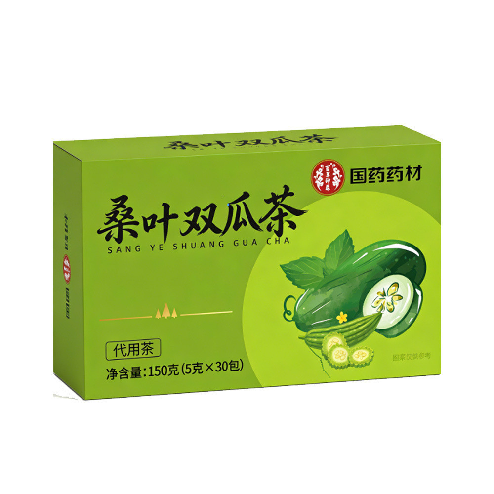 [Hàng có sẵn] Li Shizhen Mulberry Leaf Double Melon Tea Winter Melon Bitter Melon Old Mulberry Leaf 