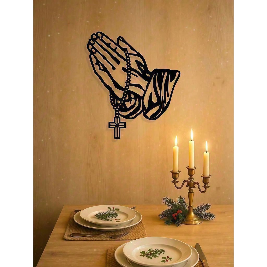 CIFbuy Gothic Iron Cross Wall Art Sacred Heart Dark Academia Trang trí phòng