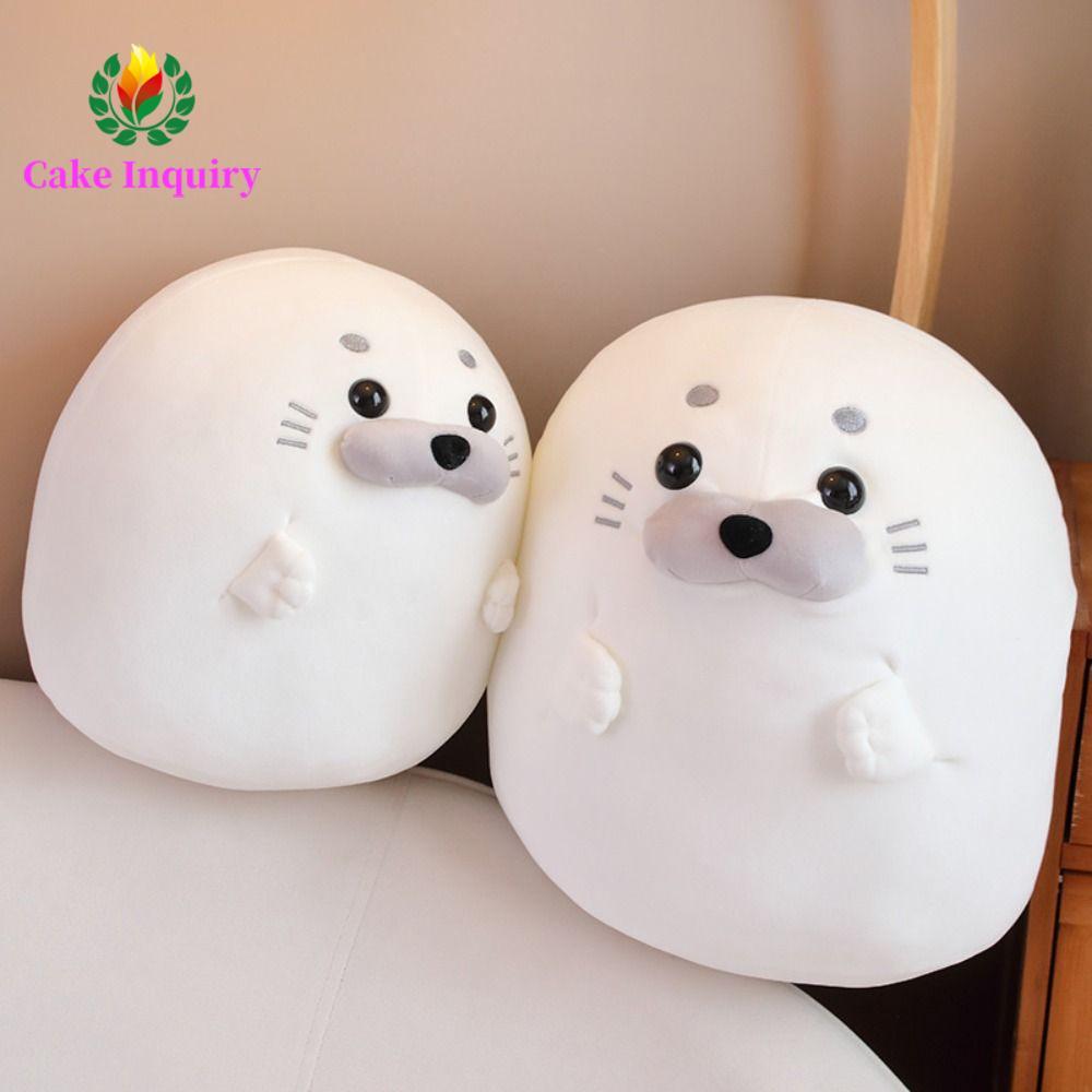 SAHRAI Anime Seal Plush Doll, Chubby Mochi Plush Seal Sleep Gối, Hoạt Hình Mềm PP Cotton Ngộ nghĩnh 