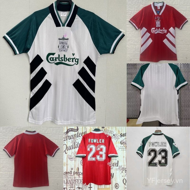93-95 Reds Anfield Home Retro Áo Bóng Đá FOWLER Áo Sơ Mi Tay Ngắn Chất Lượng Hàng Đầu