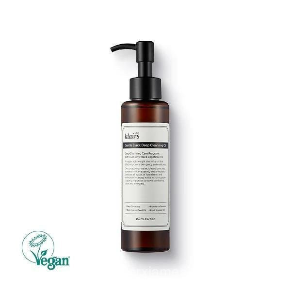 [Dear, Klairs Official Shop] Dầu rửa mặt sâu màu đen nhẹ nhàng 5.07 fl oz 150 ml Công thức thuần cha