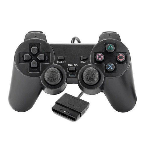 Tay cầm chơi Game có dây PS2 Thích hợp cho tay cầm máy chơi Game PS2 PS2 với tay cầm chơi Game rung 