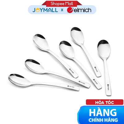 Bộ 6 Thìa Muỗng Đa Năng Elmich EL0004T190 EL0004T122 EL0004T184 EL0004T185, Hàng Chính Hãng -JoyMall