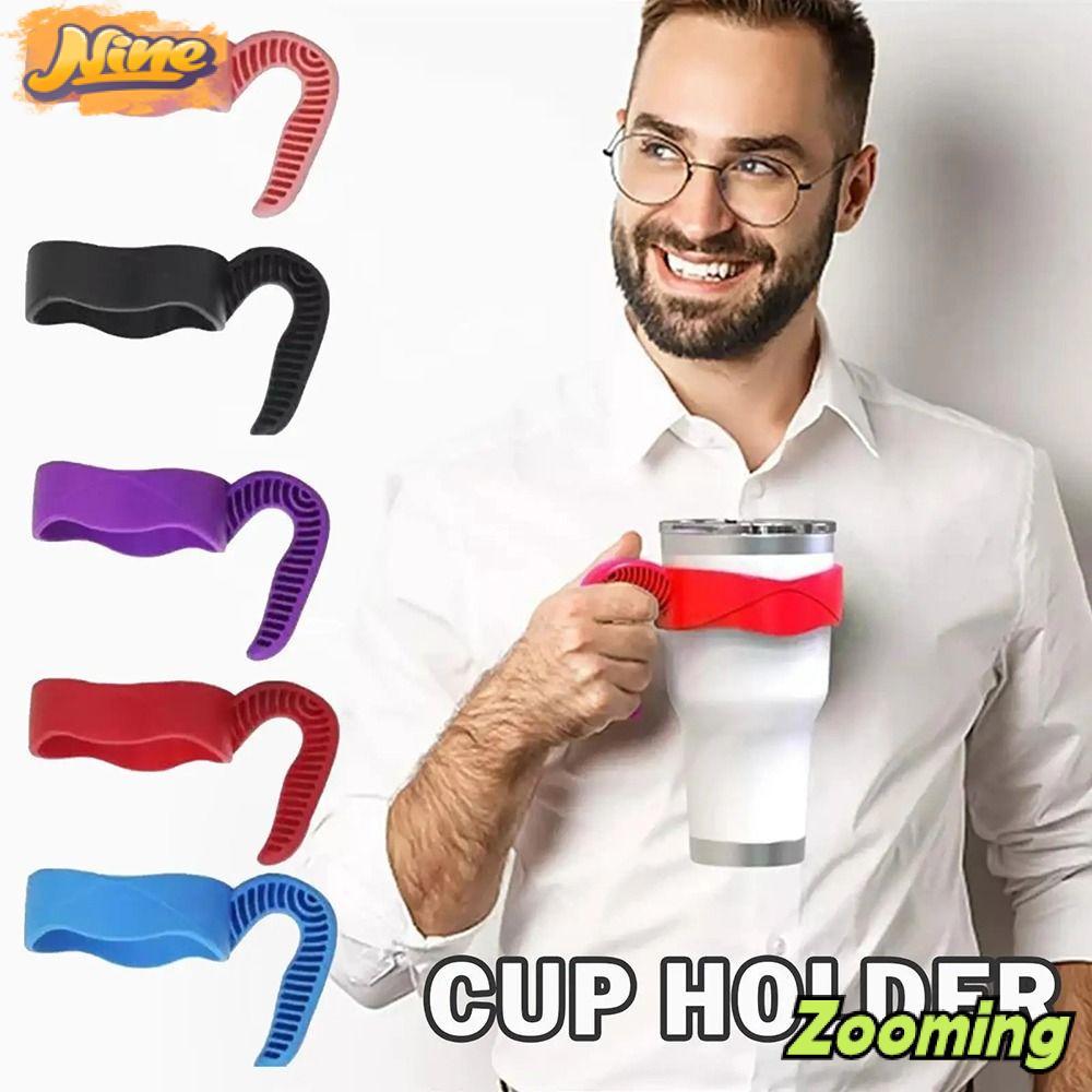 ZOOMING 1 Cái Cốc Cốc Cốc Cốc, Đế Cốc Phụ Kiện Chai Nước, 5 Màu Di Động Drinkware Cốc Uống Nước Cho 