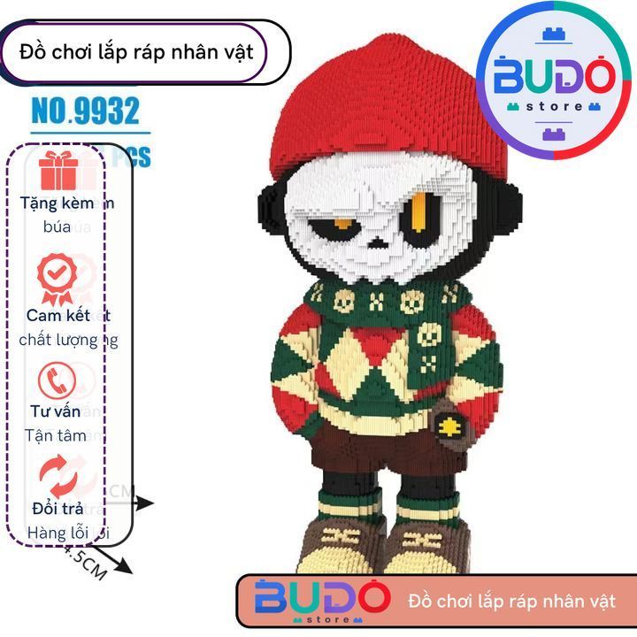 Đồ Chơi Lắp Ráp Mô Hình Bộ xương mr bone mr xương Cỡ Lớn 74CM, Thỏ ZOOTOPIA, Cáo ZOOTOPIA 1m