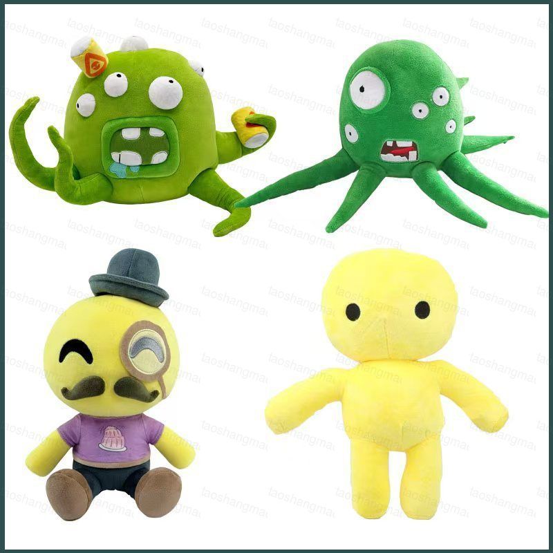 YT4 Wobbly Life Basic Yellow Player Mutant Octopus Plushie Game Merch Búp bê bông sang trọng dễ thươ
