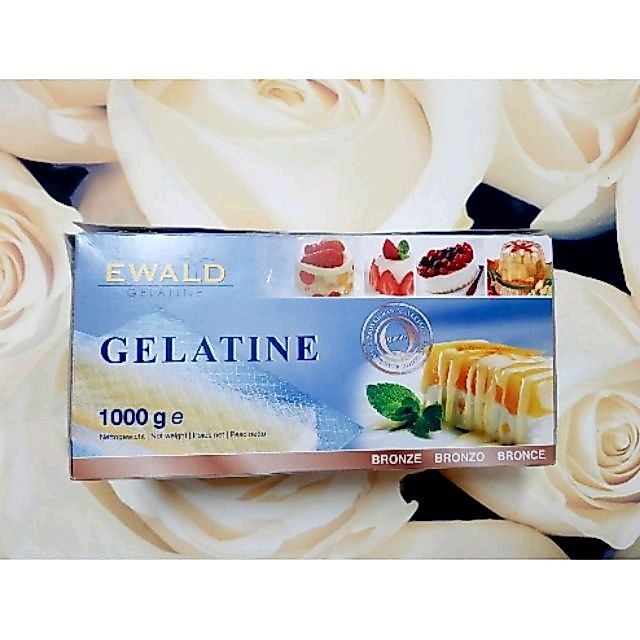 Gelatine lá đức ( 10 lá )