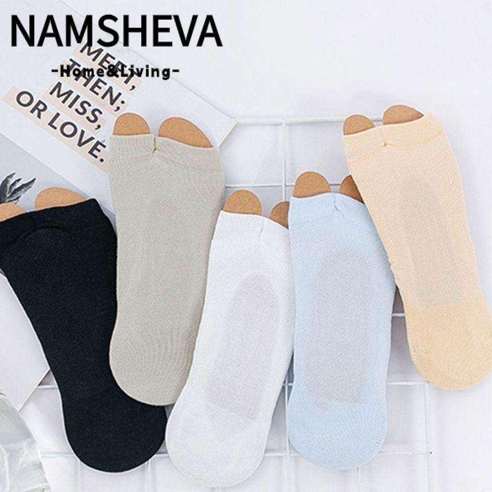 Tất NAMSHEVA, Tất miệng cá mỏng thoáng khí, Tất hai ngón lưới Cotton xẻ ngón 35-40 EUR