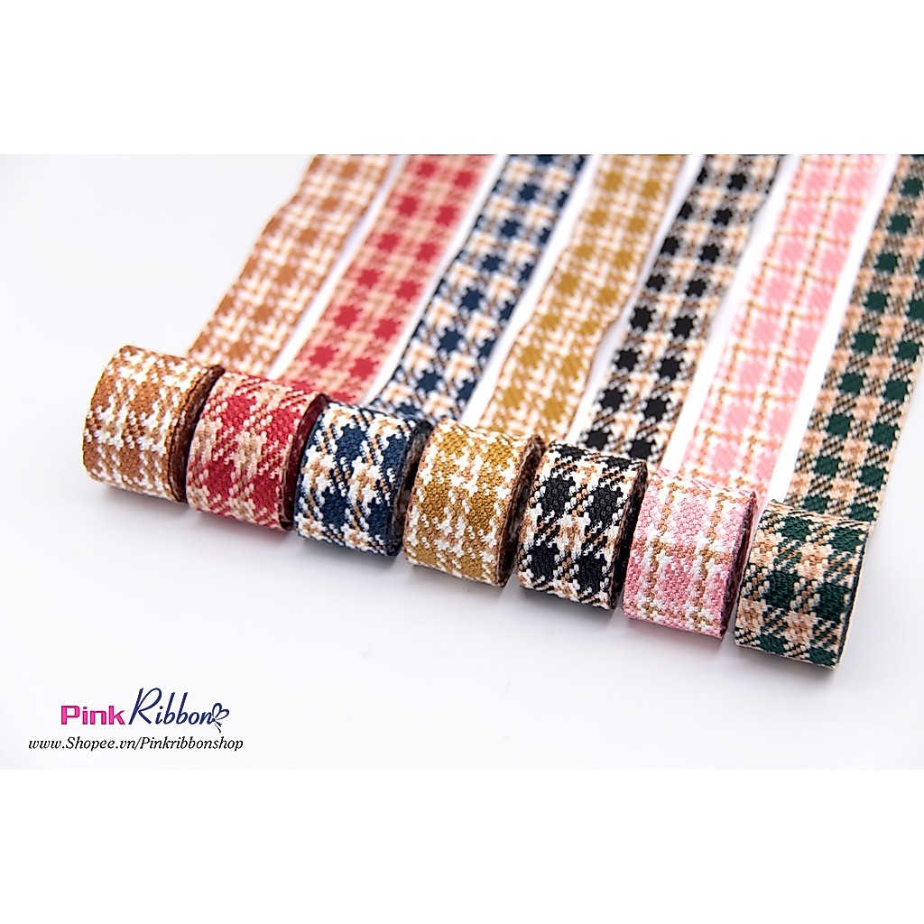 *GIÁ 1 MÉT - RB kẻ dạ mỏng cao cấp - phụ kiện thời trang may mặc