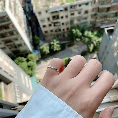 Nhẫn bạc nữ TLEE ngón út lá nguyệt quế TLEE JEWELRY A0329