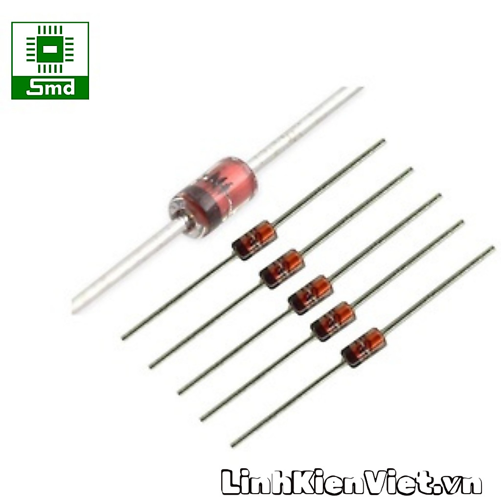 Diode Zener 1W Diode ổn áp Điện áp 3V3 4V3 5V1 6V8 9V1 12V 15V 18V diot zenner 1N4728 1N4733 1N4739 