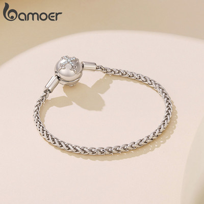 Bamoer Original DIY Vòng tay trang sức chéo dành cho nữ Quà tặng