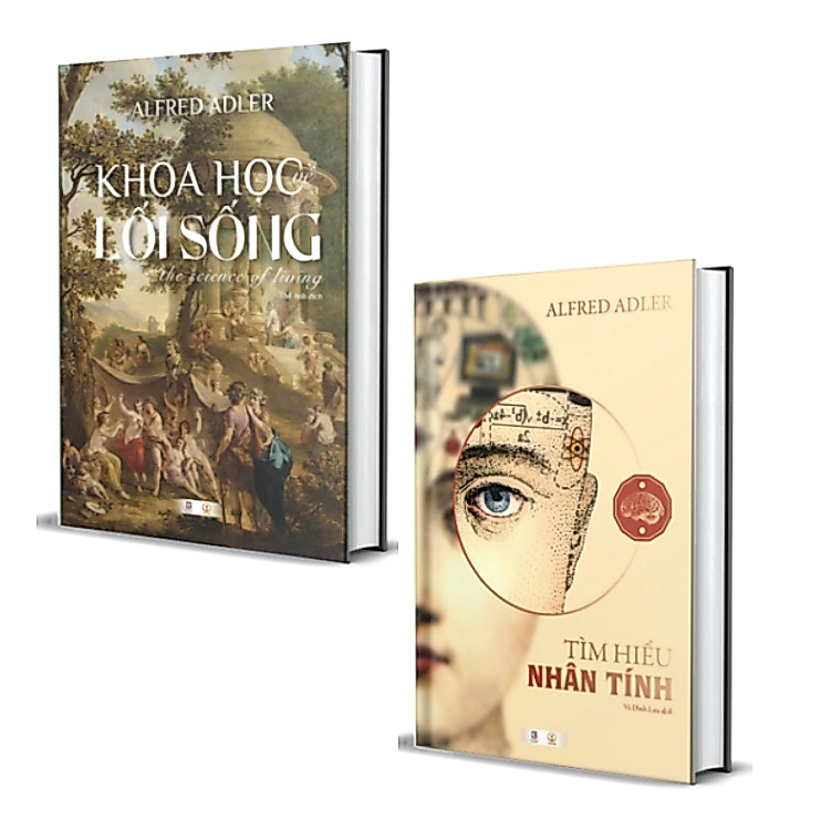 Sách - Combo (2 Cuốn Sách) Khoa Học Về Lối Sống + Tìm Hiểu Nhân Tính (Bìa Cứng) Alfred Adler