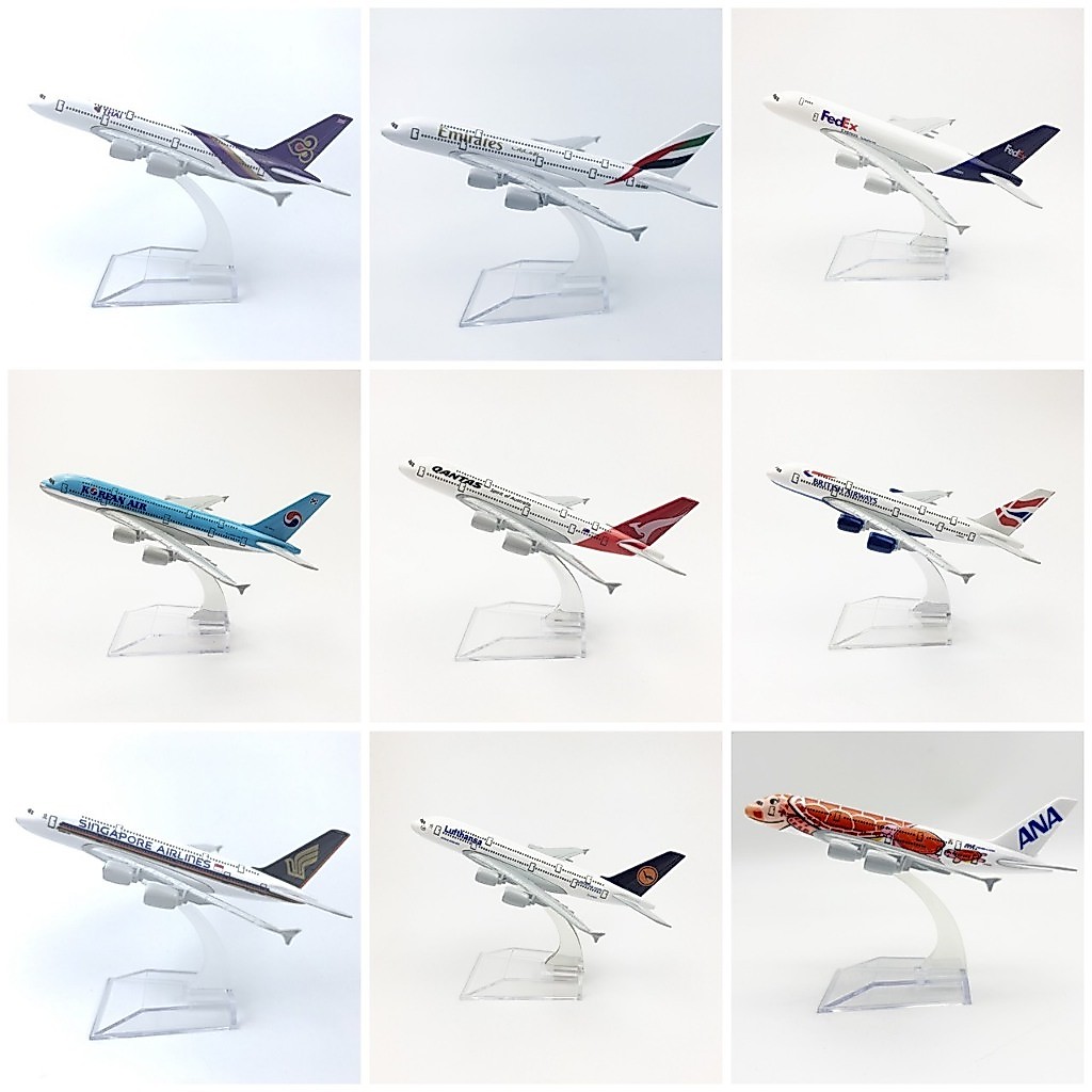 * * * * Mẫu máy bay 16 Cm. Bộ máy bay máy bay AIRBUS A380