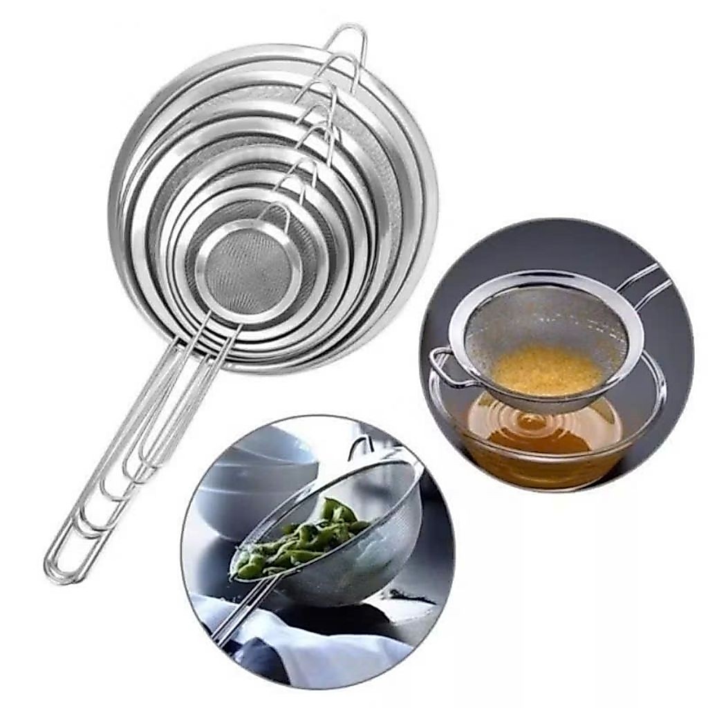 Ray lọc trà inox ko rỉ - ray lọc dầu - ray lọc thức ăn - ray inox