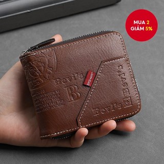 Ví dây kéo nam – Công suất lớn Phong cách Mỹ Âu với thiết kế thời trang nối hợp thời trang