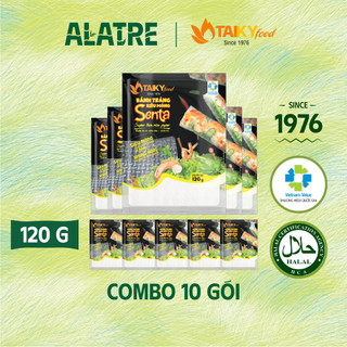 Combo 10 gói bánh tráng siêu mỏng Senta 120g/gói - Nhà phân phối Alatre