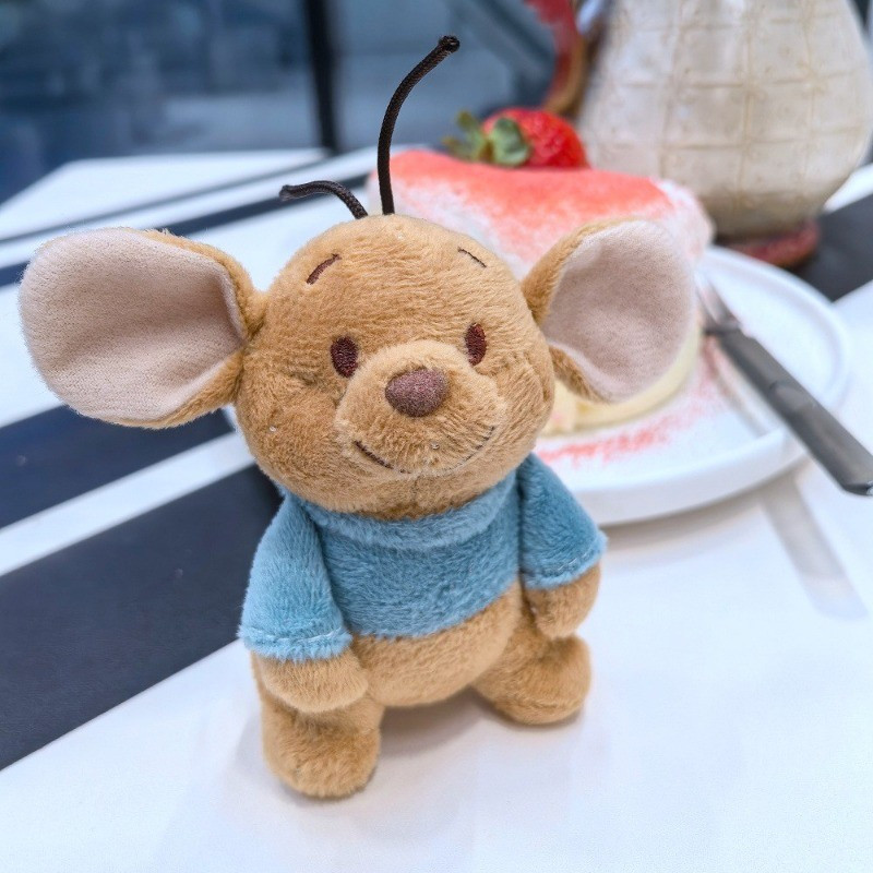 Kawaii Kangaroo Roo Sang Trọng Đồ Chơi Dễ Thương Disney Roo Plushie Búp Bê Mặt Dây Chuyền Móc Khóa W