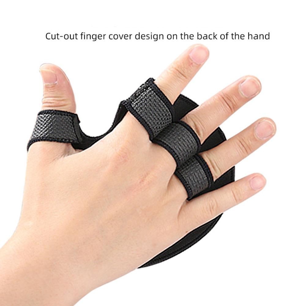 【COD】 Four-finger Fitness Deadlift Bench Press Guard Palm Pull-up Anti-slip Dumbbell Sports