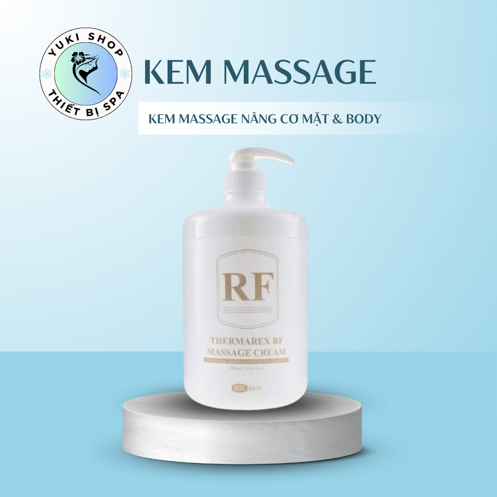 Kem Massage Nâng Cơ Mặt & Body THERMAREX RF Hàn Quốc 1KG Kem Mát Xa Săn Chắc Da Bụng Dùng Cho Spa