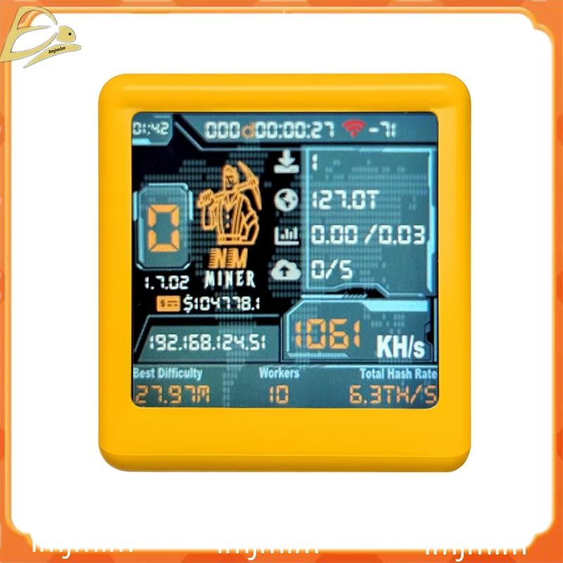 TV thông minh ESP32 BTC SOLO Xổ số Nerdminer V2 NM Miner 1060 / S Hashrate Công suất thấp Hoạt động 
