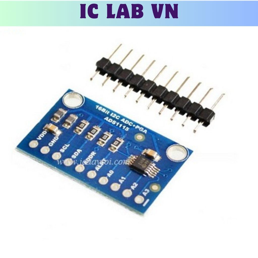 ADS1115 Analog Digital Converter 16-Bit Ic Lab VN