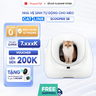 TẶNG CAMERA C231 - Máy Dọn Phân Cho Mèo Tự Động CATLINK SE - SE Lite |Khử mùi hiệu quả-Cảm biến an toàn