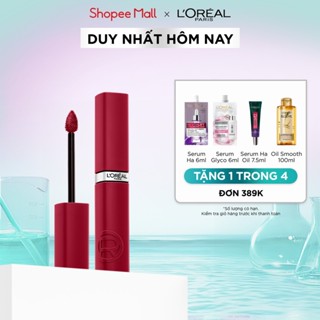 Son kem mịn lì nhẹ môi, & 16H lâu trôi, chuẩn màu căng mướt L’Oreal Paris Infallible Matte Resistance 5ML | 115
