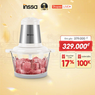 Máy xay thịt bằng thủy tinh Inssa × Simplus công suất 300W 1.8L DDJR003 - Bảo Hành 1 Năm 1 Đổi 1