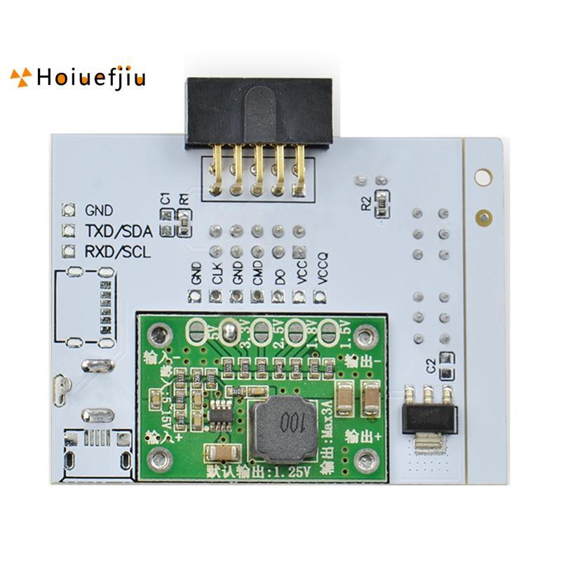 Bộ chuyển đổi RT809H Bảng EMMC ISP cho kẹp kiểm tra Viết nhanh Chip máy tính tốc độ đọc