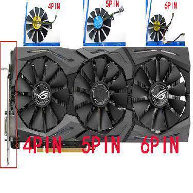 Thích hợp cho quạt Asus RX580 / 480 GTX1080Ti / 1080 / 1070Ti / 1070 / 1060 STRIX