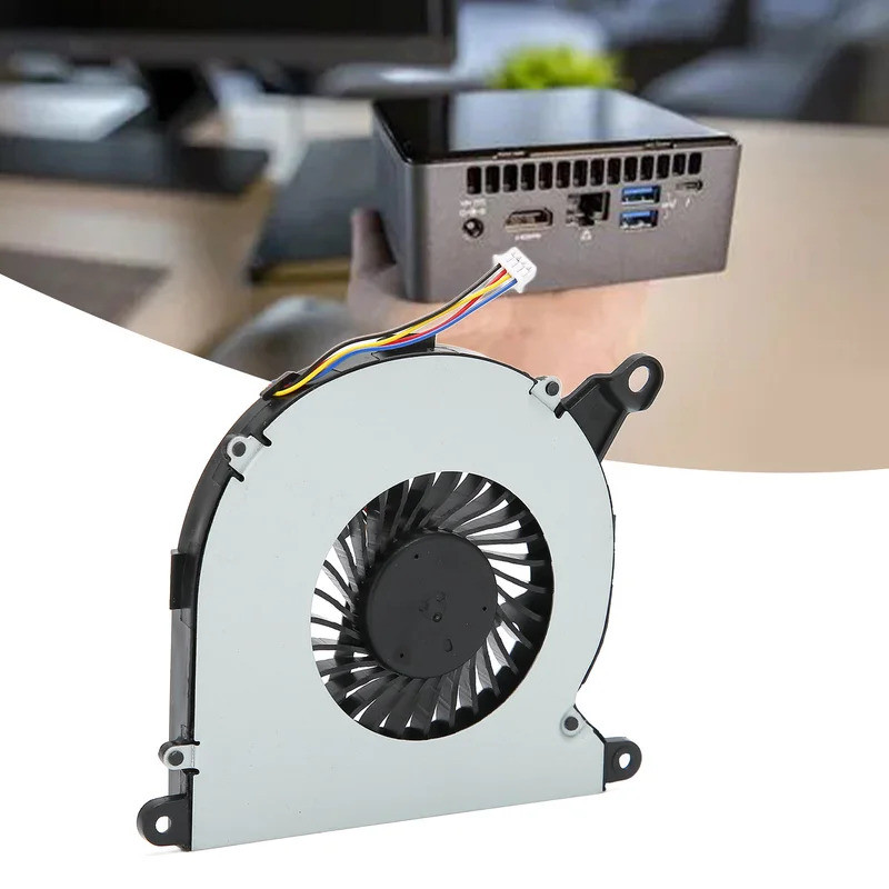 HUI Quạt tản nhiệt CPU 4 chân hiệu năng cao cho Intel NUC8i7BEH NUC8i3BEH NUC8i5BEH NUC8i5BEK