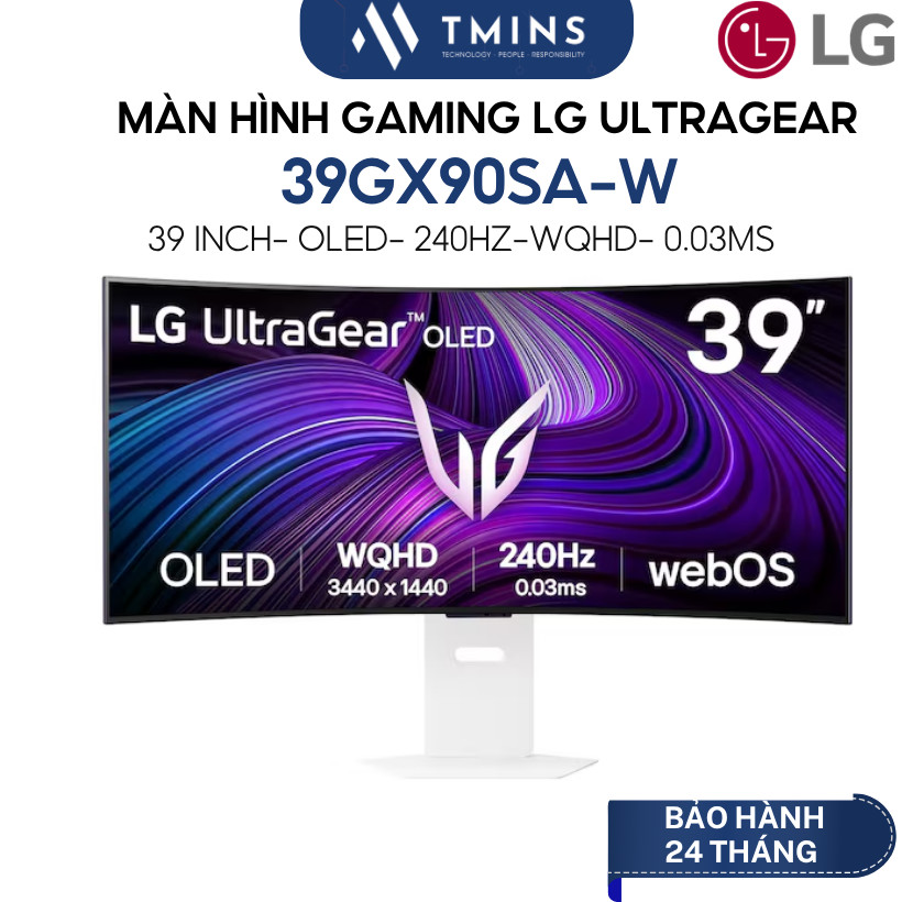 Màn hình Gaming LG UltraGear 39GX90SA-W (39 inch/ WQHD / OLED/ 240Hz) - Hàng chính hãng