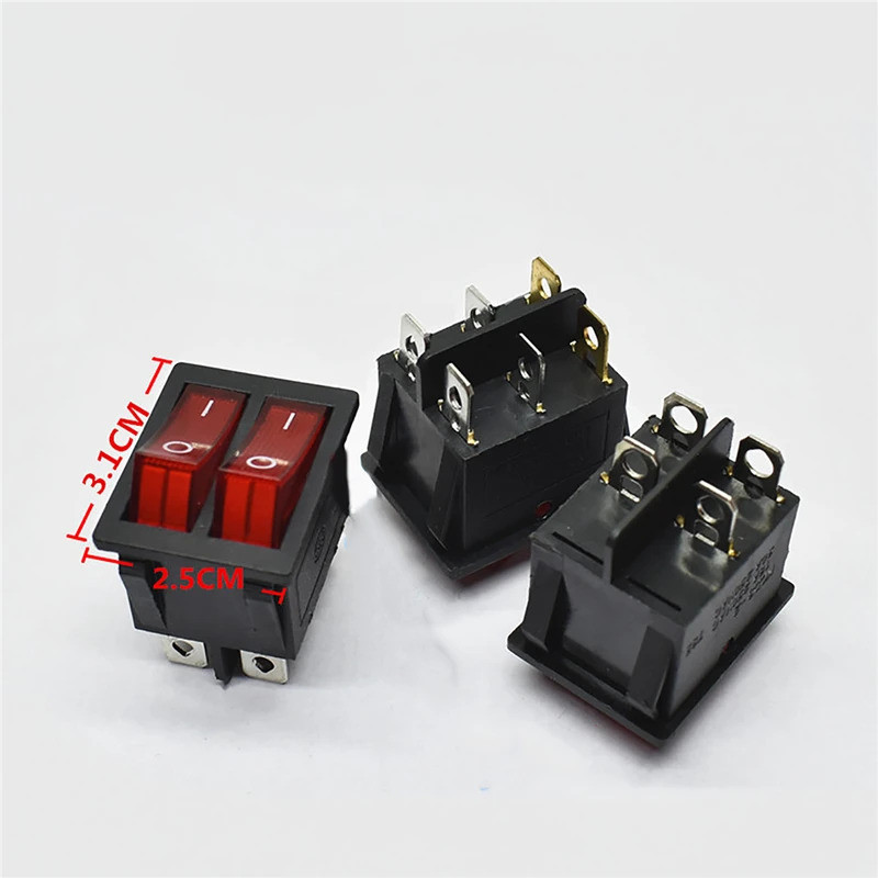H 2 Chiếc Công Tắc Nguồn Kép Đa Năng Cho Máy Nóng Điện Chảo Nướng Bánh / Máy Chiên / Máy Sưởi Dầu 15