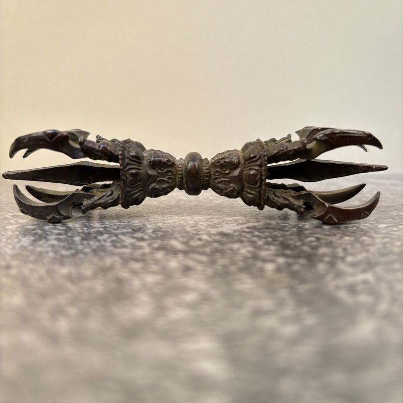 Retro Cổ Dayuan Angry Five-Strand Vajra Đồ Trang Trí Tây Tạng Tantric Dharma Tool Five-Strand Demon 