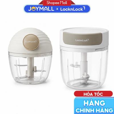 Dụng cụ băm, xay tỏi ớt LocknLock CKS346IVY CKS347IVY, 170ml, 520ml, Màu Ngà, Hàng Chính Hãng - JoyMall