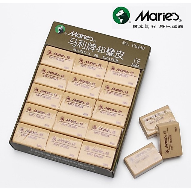 Tẩy bút chì gôm vàng 4B Marie's