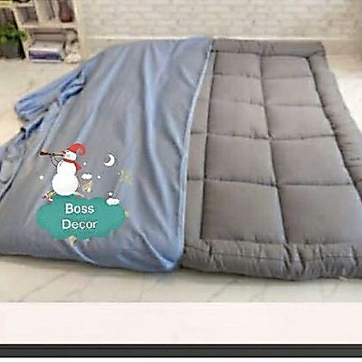 Vỏ bọc topper Bo Decor tấm làm mềm đệm cotton phong cách Hàn quốc