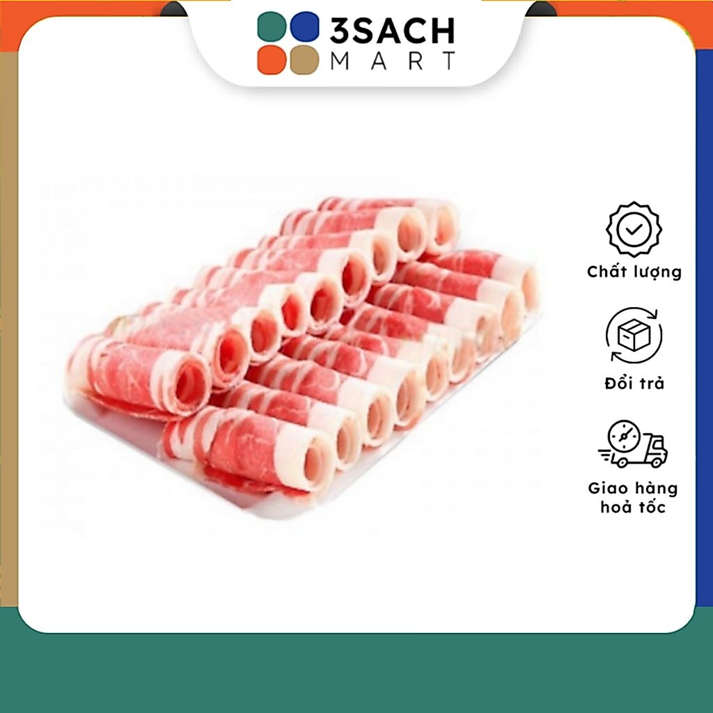 Ba Chỉ Bò Mỹ Cắt Lát ĐL An & D ( Khay 500g )