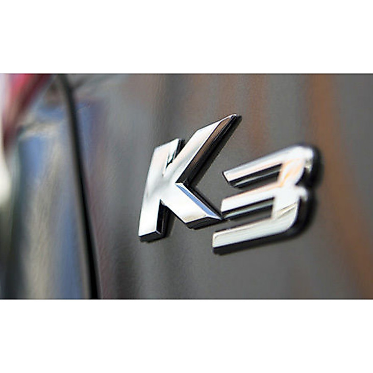 [Sỉ - Lẻ] Logo Chữ nổi K3 dùng dán phía sau xe Kia K3