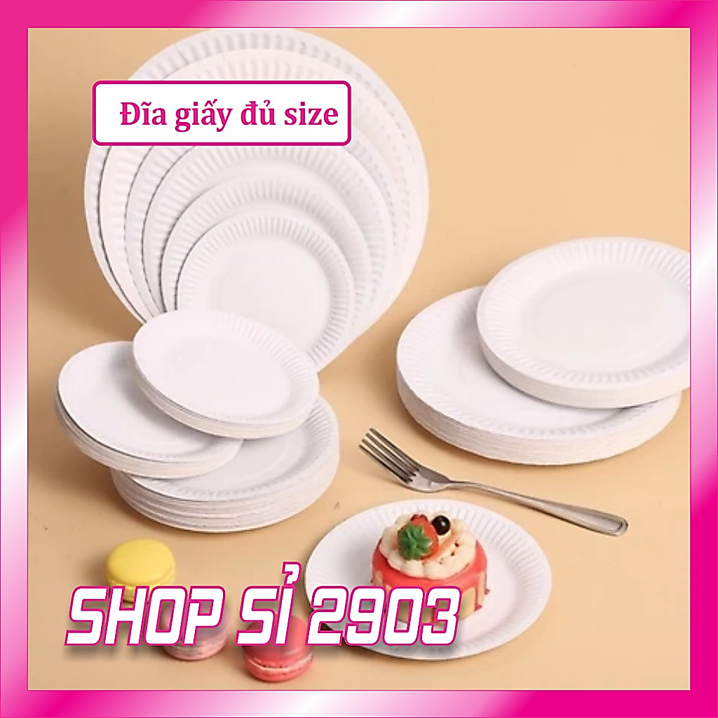 Đĩa giấy cao cấp ( Lốc 10 cái)