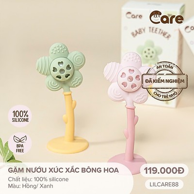 [ĐÃ KIỂM NGHIỆM] [TẶNG HỘP] Đồ Chơi Gặm Nướu Silicon Organic Mềm, An Toàn Cho Bé LiLcare